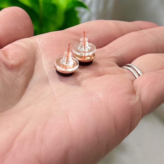 Copper Coast 8mm Mini Stud Earrings