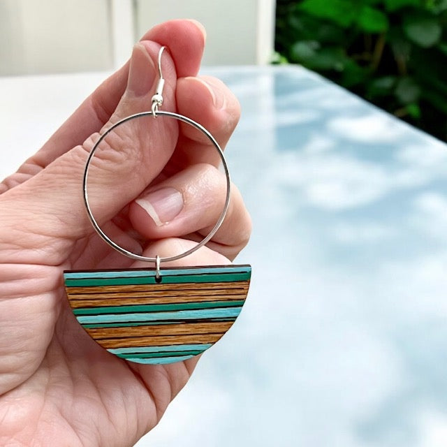 Ocean Vibes Boho Hoops