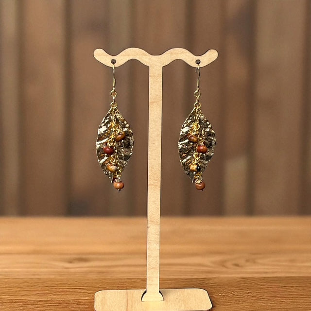 Golden Leaf Dangles