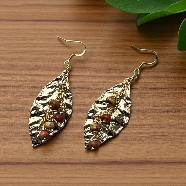 Golden Leaf Dangles
