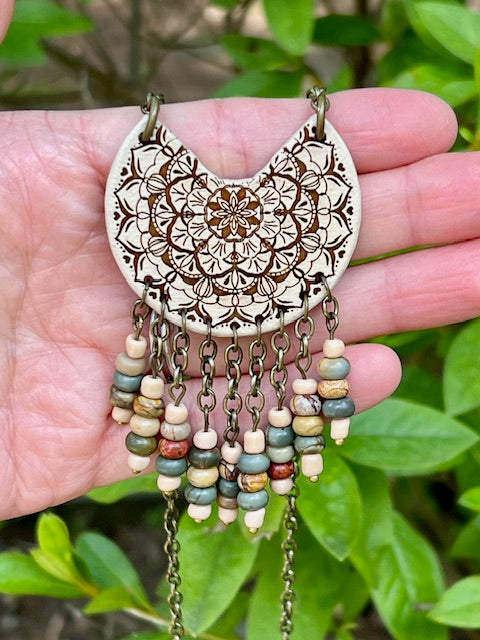 Wild Fringe Wanderer’s Pendant Necklace