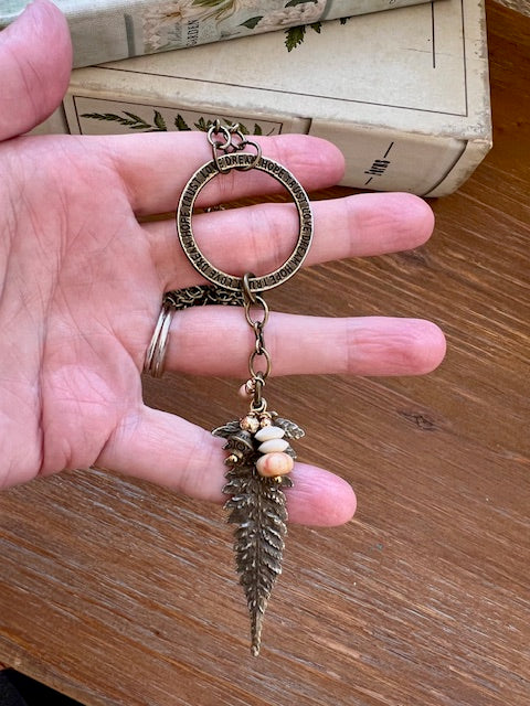 Fern Drop Pendant Necklace