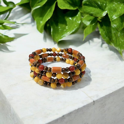 Sunset Glow Wrap Bracelet