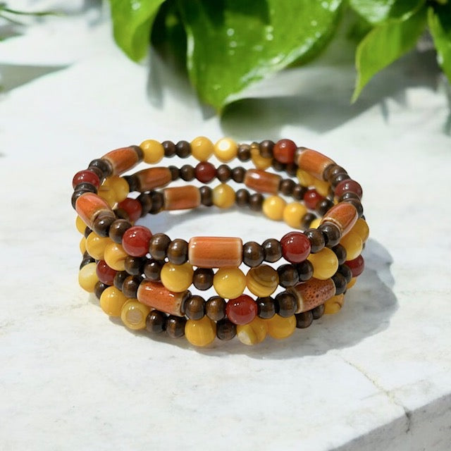 Sunset Glow Wrap Bracelet