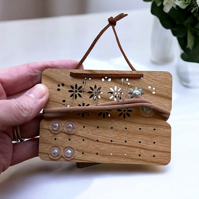 Travel Earring Card Organizer -Horizontal