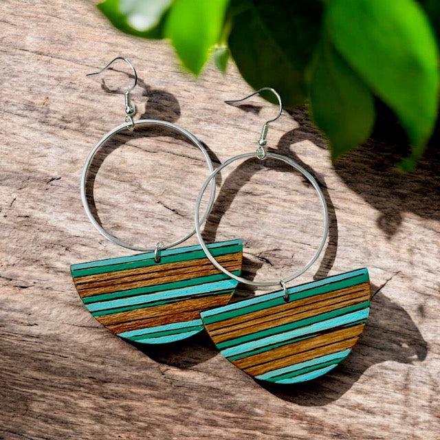 Ocean Vibes Boho Hoops