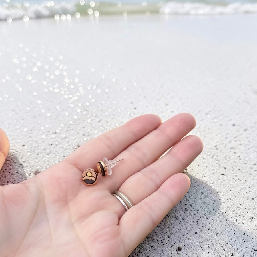 Sunrise, Sunset, Repeat 8mm Mini Stud Earrings