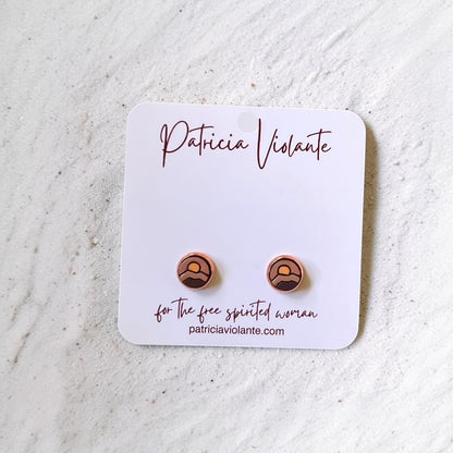 Sunrise, Sunset, Repeat 8mm Mini Stud Earrings