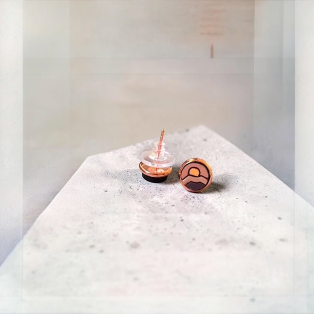 Sunrise, Sunset, Repeat 8mm Mini Stud Earrings