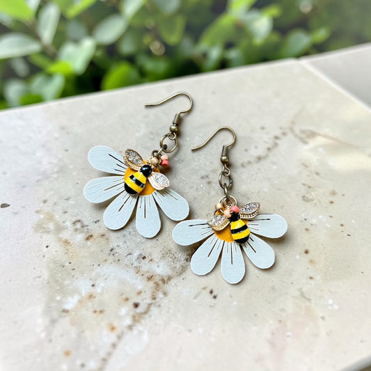 Bumble Bee & Daisy Dangles