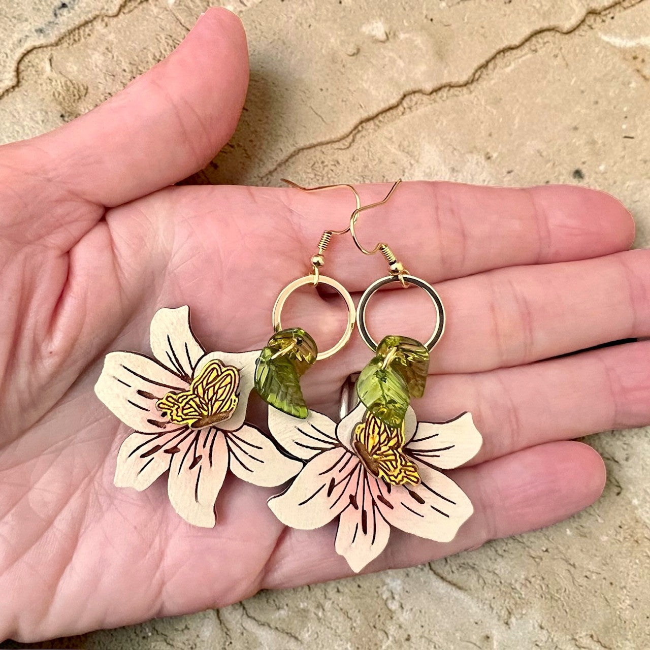 Butterfly & Lily Dangles
