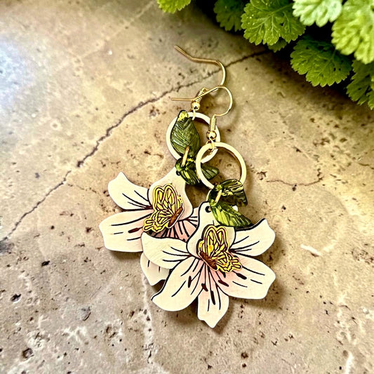 Butterfly & Lily Dangles