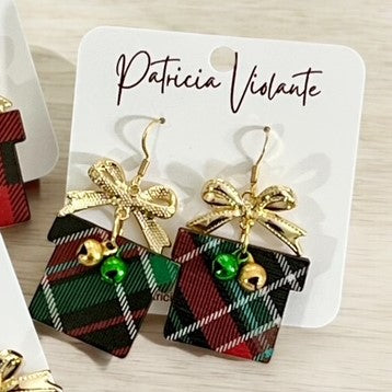 Christmas Gift Earrings - Boxes, Bows and Bells